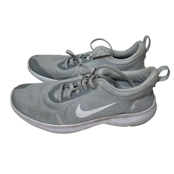 Nike Flex Experience Silver Athletic Running Shoes - Picture 1 of 8